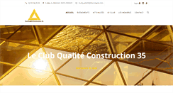 Desktop Screenshot of clubqualite35.fr